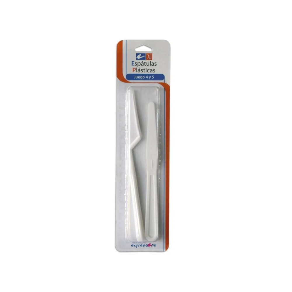 ESPATULAS PLAST.BLISTER C/2 #4Y#5