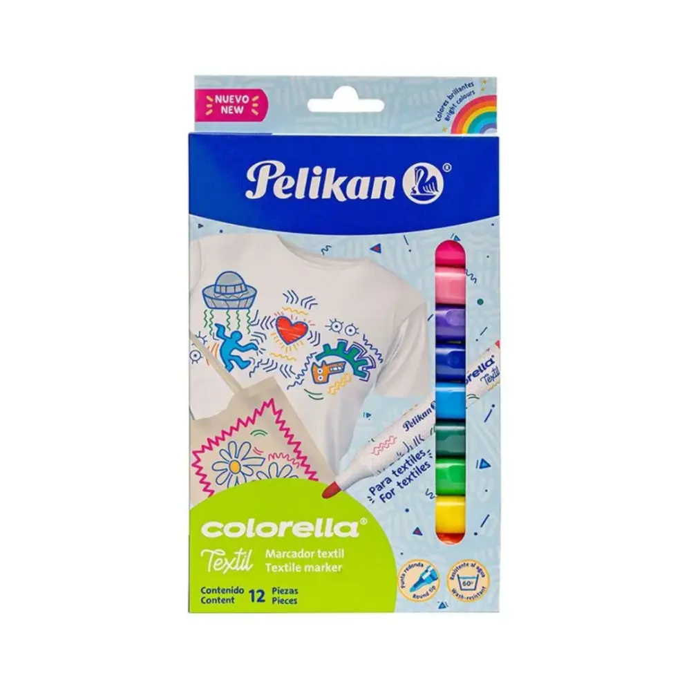 MARCADOR PELIKAN COLORELLA PTE. C/12 PZAS.