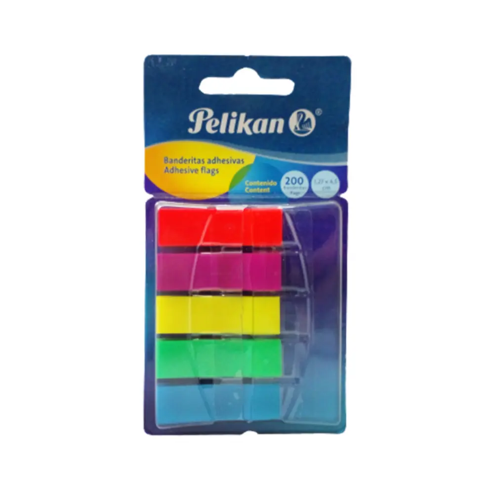 BANDERITAS ADHESIVAS PELIKAN 5X40