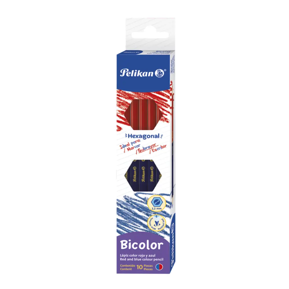 LAPIZ BICOLOR PELIKAN DELGADO
