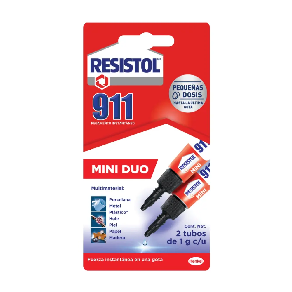 RESISTOL 911 MINI DUO INSTANTANEO