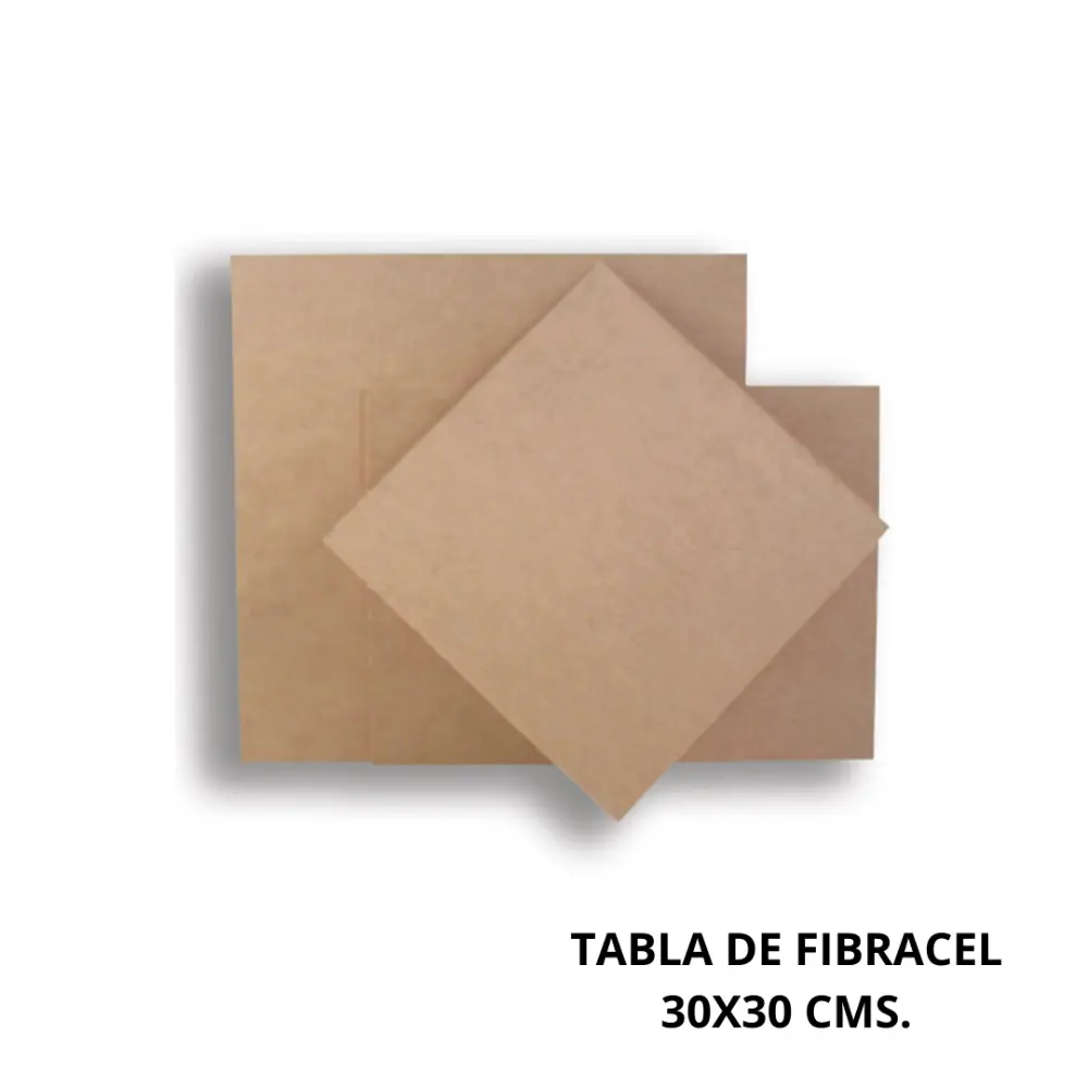 TABLA DE FIBRACEL 30X30 CMS.