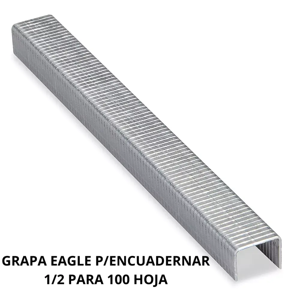 GRAPA EAGLE P/ENCUADERNAR 1/2 PARA 100 HOJA