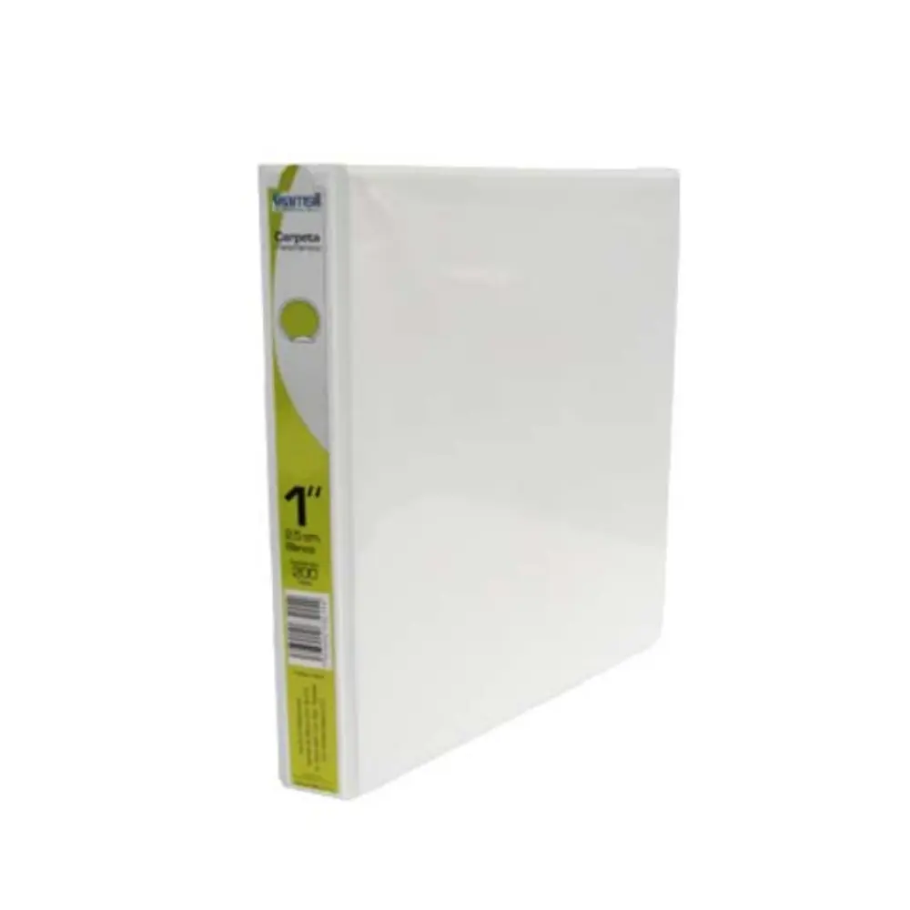 CARPETA SAMSILL C/VENTANA 1 PULG. BLANCA