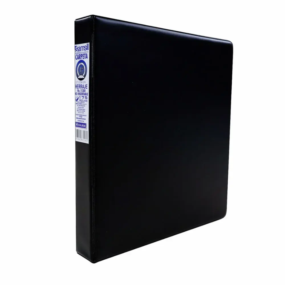 CARPETA SAMSILL 1 PULG NEGRA  11300