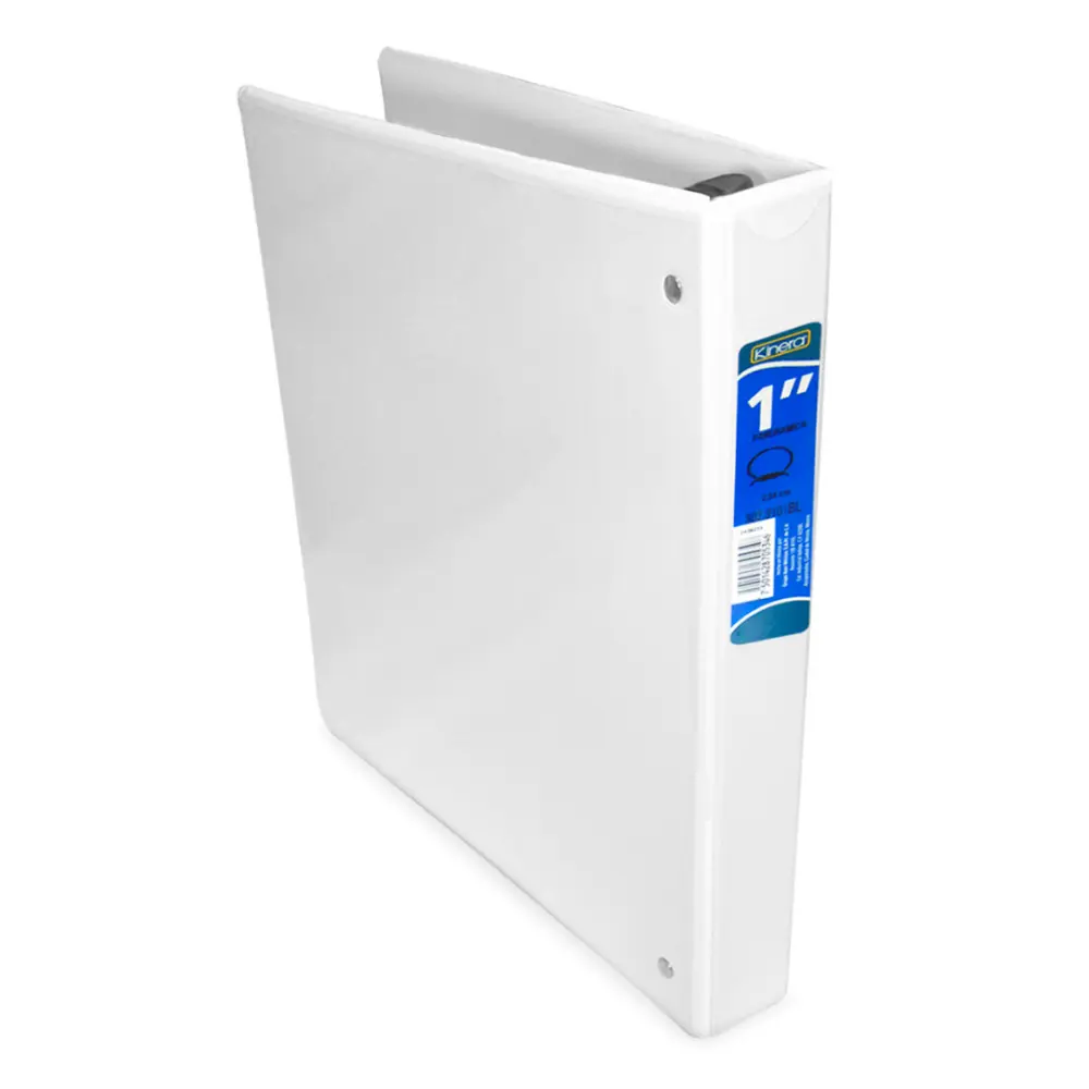 CARPETA KINERA C/VENTANA 1 PULG. BLANCA