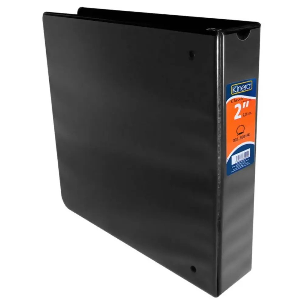 CARPETA KINERA C/VENTANA 2 PULG. NEGRA