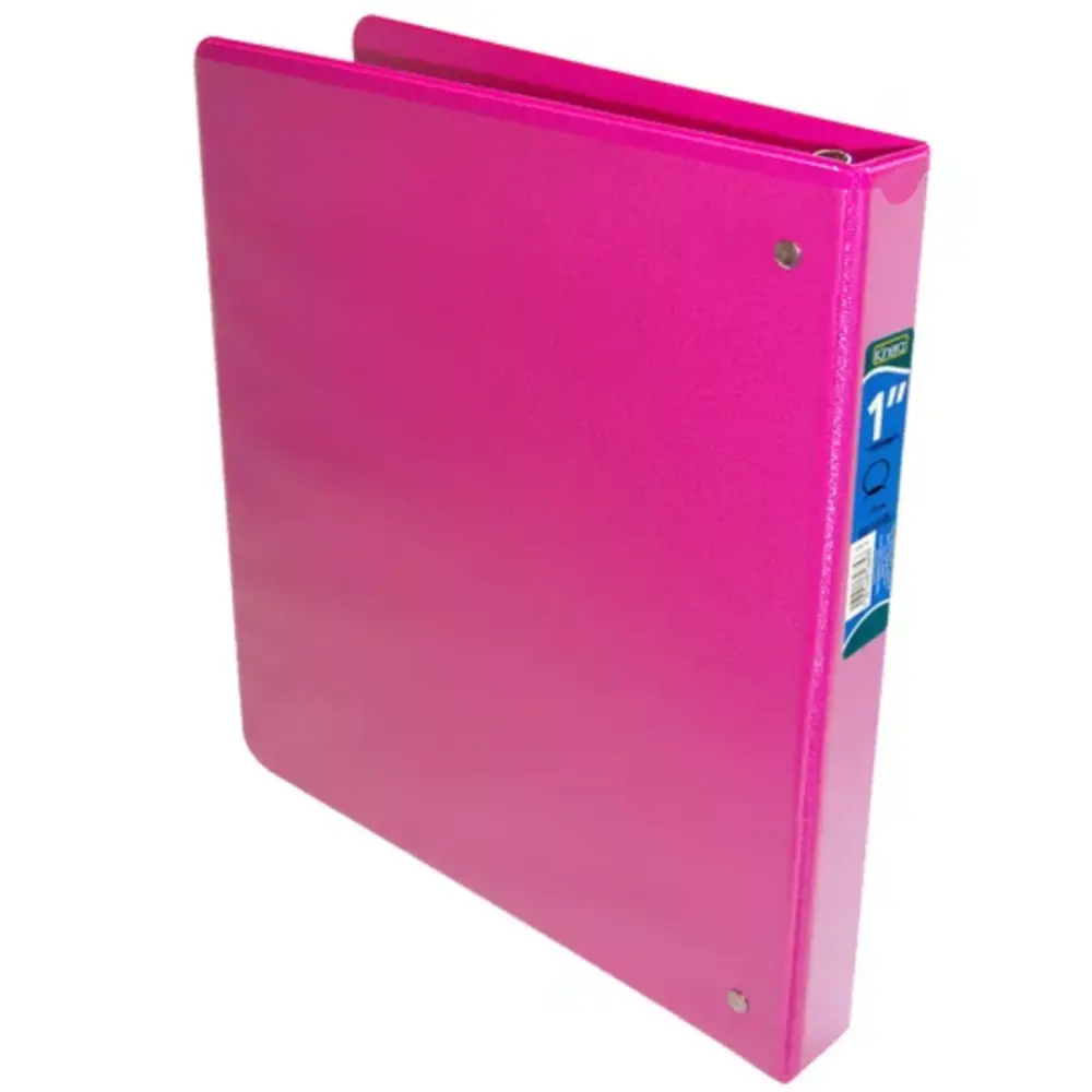 CARPETA KINERA C/VENTANA 1 PULG. ROSA