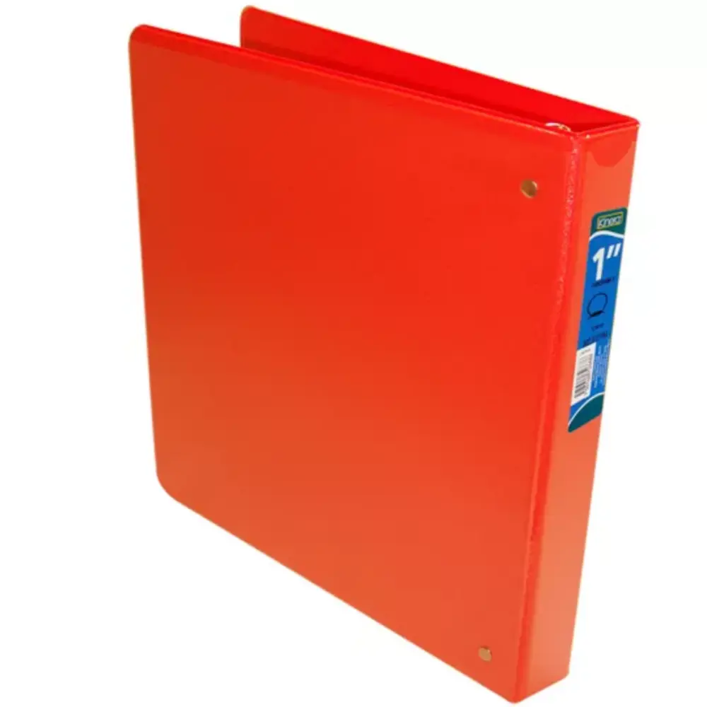 CARPETA KINERA C/VENTANA 1 PULG. NARANJA