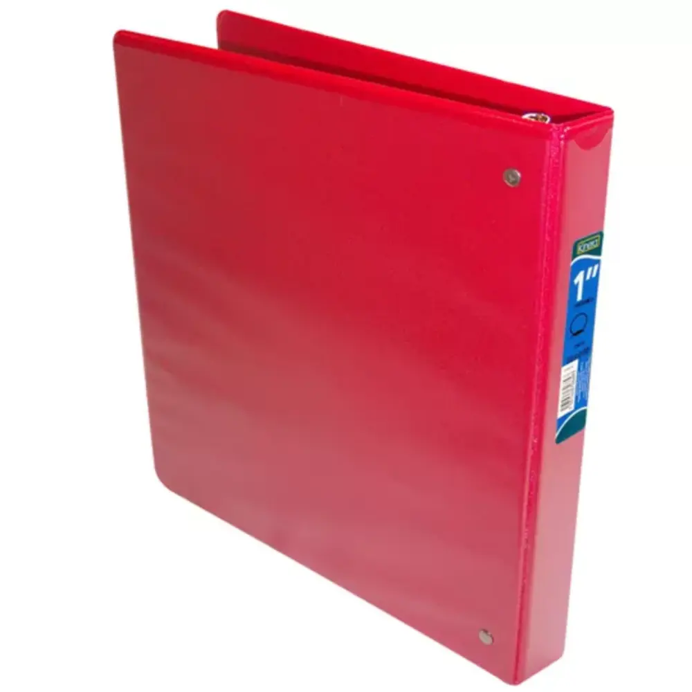 CARPETA KINERA C/VENTANA 1 PULG. ROJA