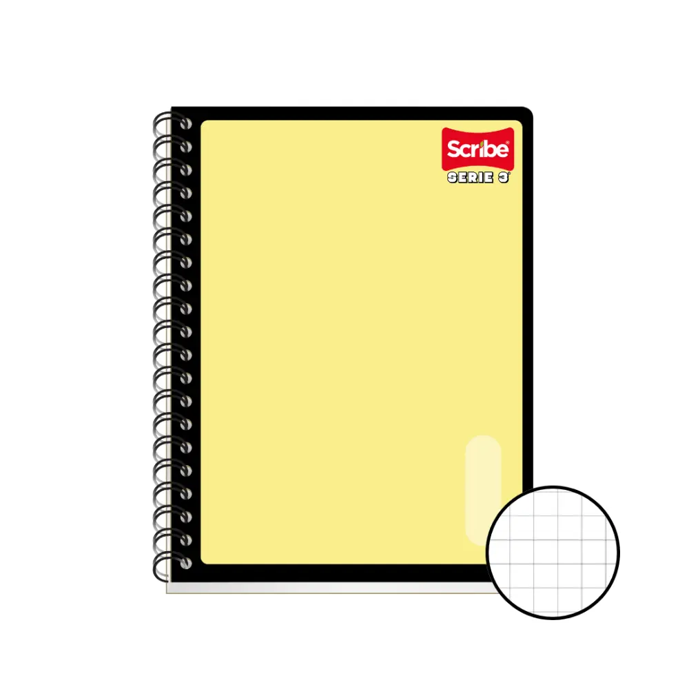 CUADERNO PROFESIONAL SCRIBE SERIE 3 100 H. CUADRO 7 MM.