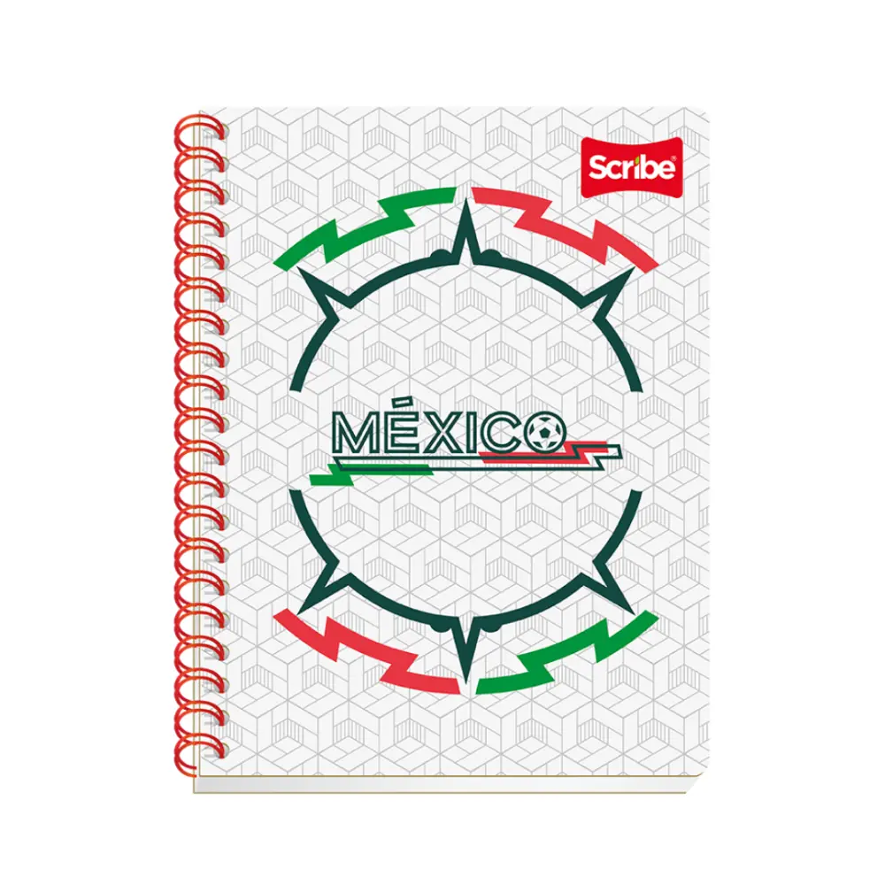 CUADERNO PROFESIONAL SELECCION MEXICANA 100 H. C 7MM.