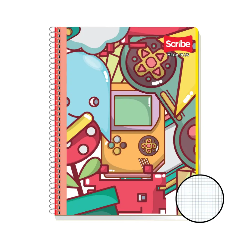 CUADERNO PROFESIONAL MEGA PLUS C/P 100 H. CUADRO 5
