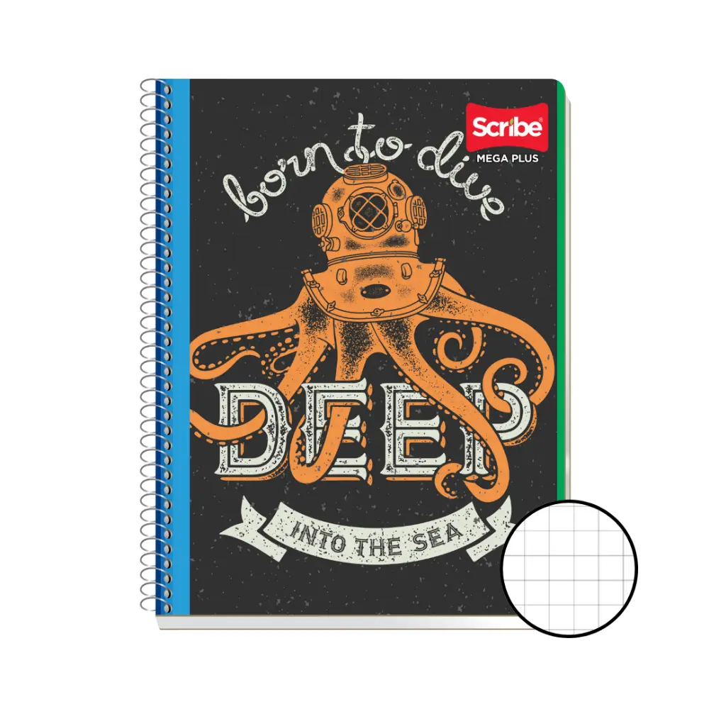 CUADERNO PROFESIONAL MEGA PLUS C/P 100 H. CUADRO 7