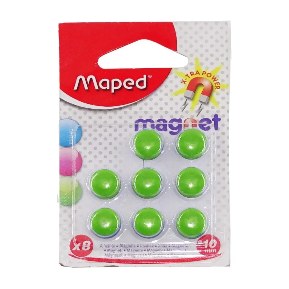 IMANES MAPED 10 MM BLISTER C/8 PZAS.