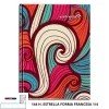 LIBRETA EMPASTADA 144 H. ESTRELLA FORMA FRANCESA 1/4
