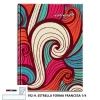LIBRETA EMPASTADA 144 H. ESTRELLA C/INDICE FORMA FRANCESA 1/4