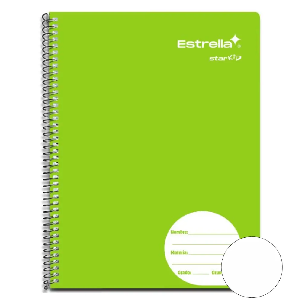 CUADERNO PROFESIONAL ESTRELLA LISO 100 H. BLANCO