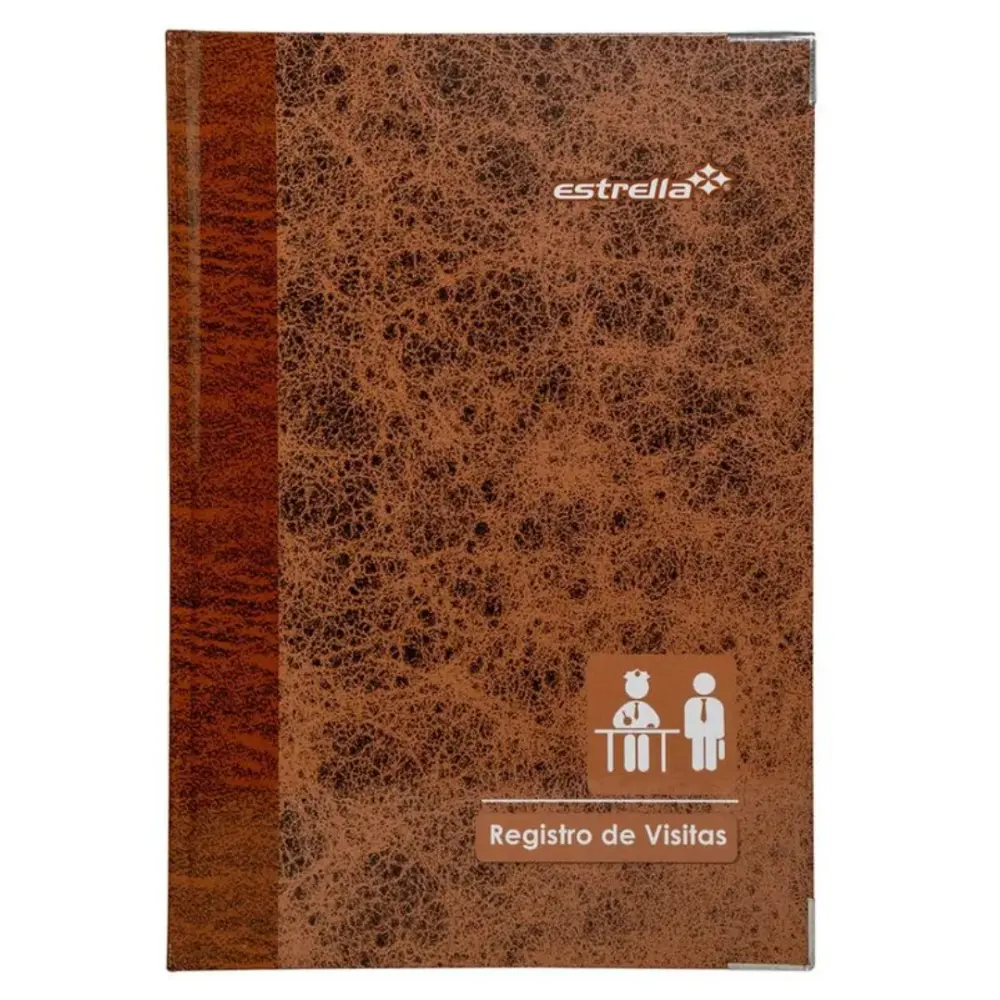 LIBRO FLORETE 121 ESTRELLA REGISTRO DE VISITAS FRANCESA 96 H.