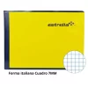 CUADERNO ESTRELLA FORMA ITALIANA 100 H. CUADRO 7 MM