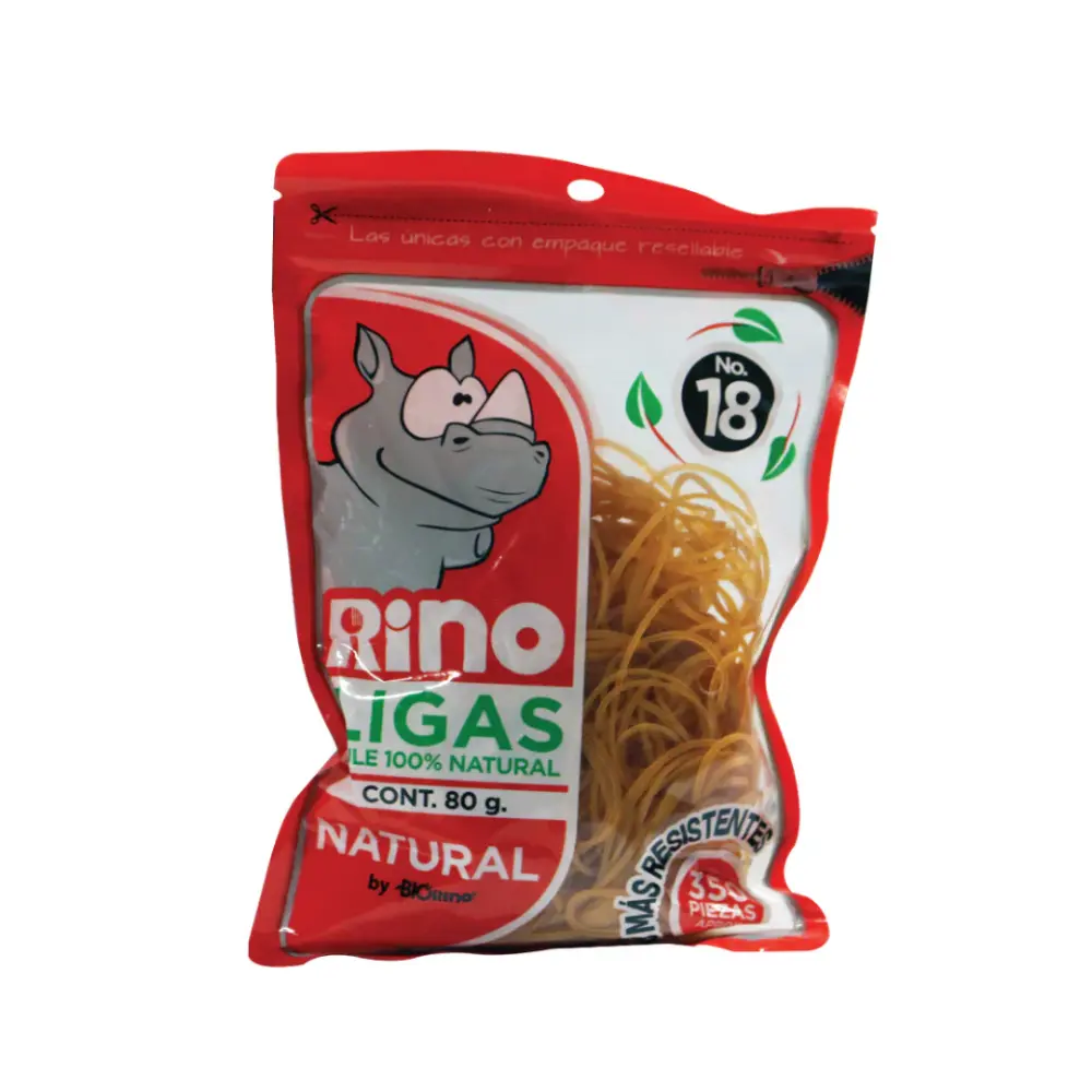 LIGA RINO NATURAL NO.18 BOLSA C/80 GRS.