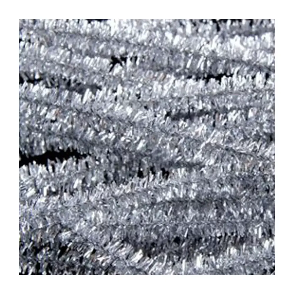 LIMPIAPIPAS/CHENILLE SELANUSA METALICO C/100 42 PLATA