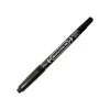 MARCADOR MCKIE DOBLE PUNTA ZEBRA NEGRO - Imagen 2