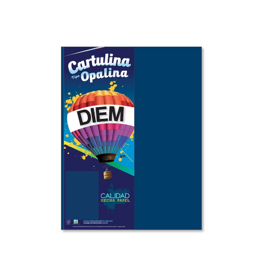 CARTULINA PERGAMINO DIEM T/C C/50 05-AZUL