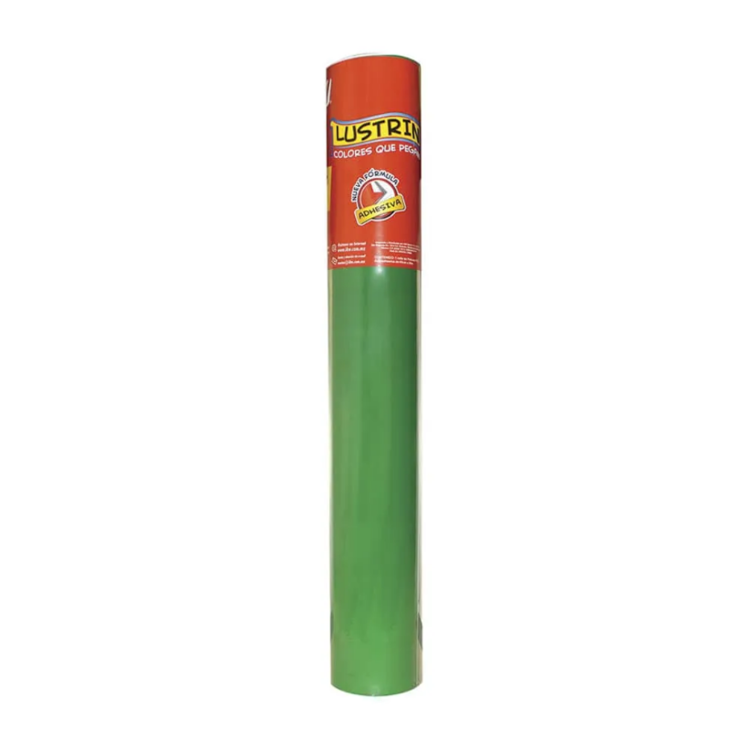 PLASTICO ADHESIVO LUSTRIN KW C/20 MTS. VERDE