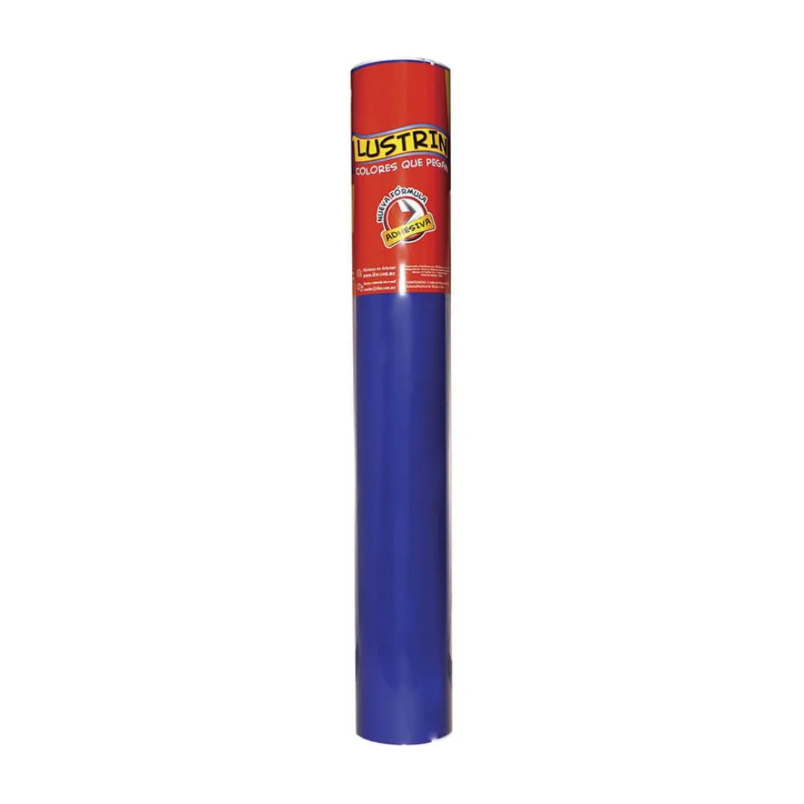 PLASTICO ADHESIVO LUSTRIN KW C/20 MTS. AZUL REY
