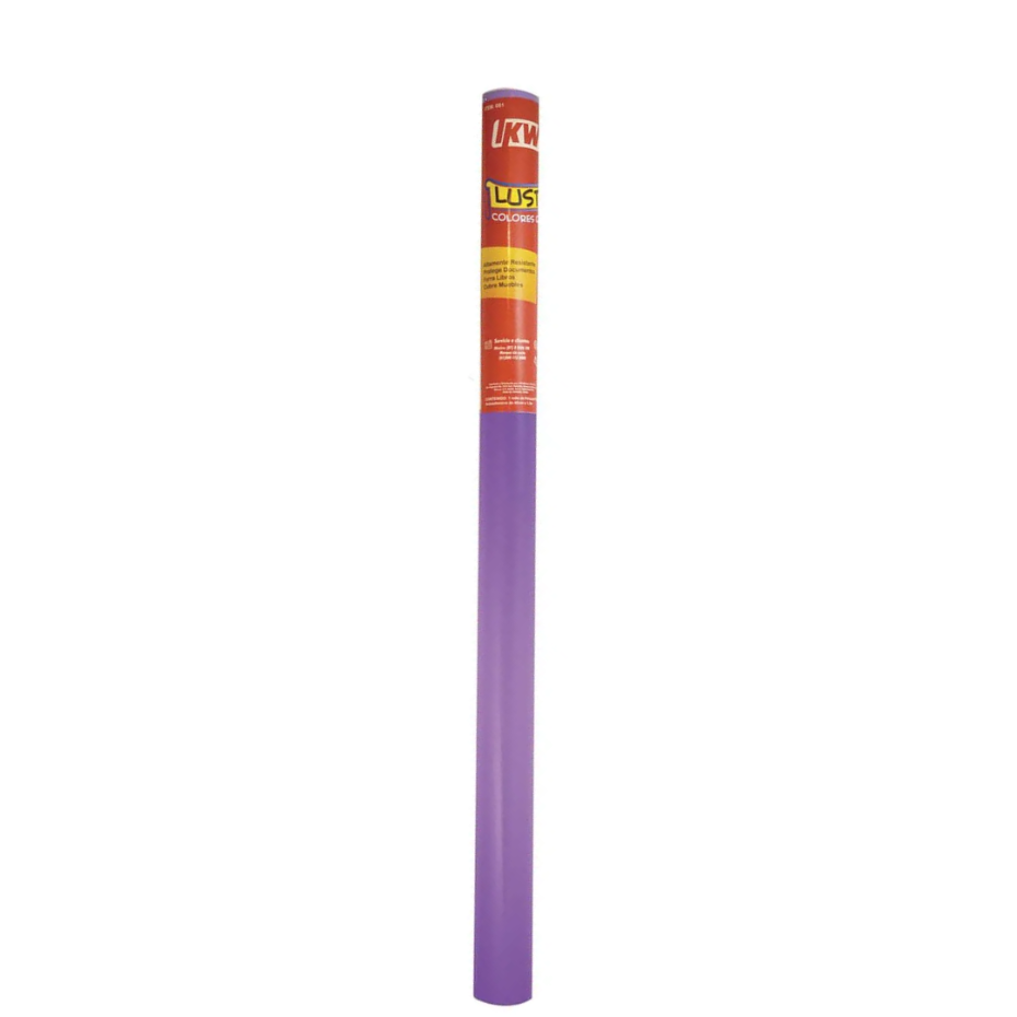 PLASTICO ADHESIVO LUSTRIN KW C/20 MTS. MORADO