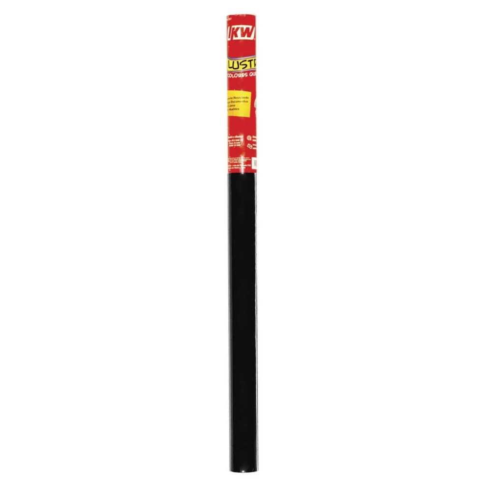 PLASTICO ADHESIVO LUSTRIN KW C/20 MTS. NEGRO