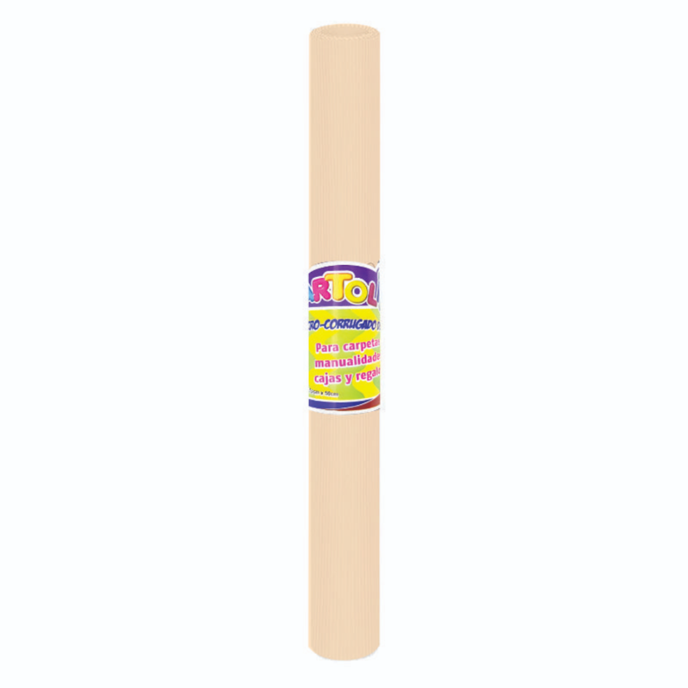 MICRO CORRUGADO CARTOLIN 439 70X50 CM. BEIGE