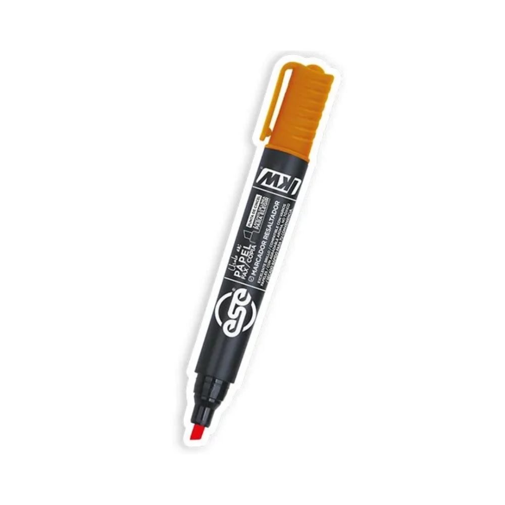 MARCADOR RESALTADOR KW NARANJA
