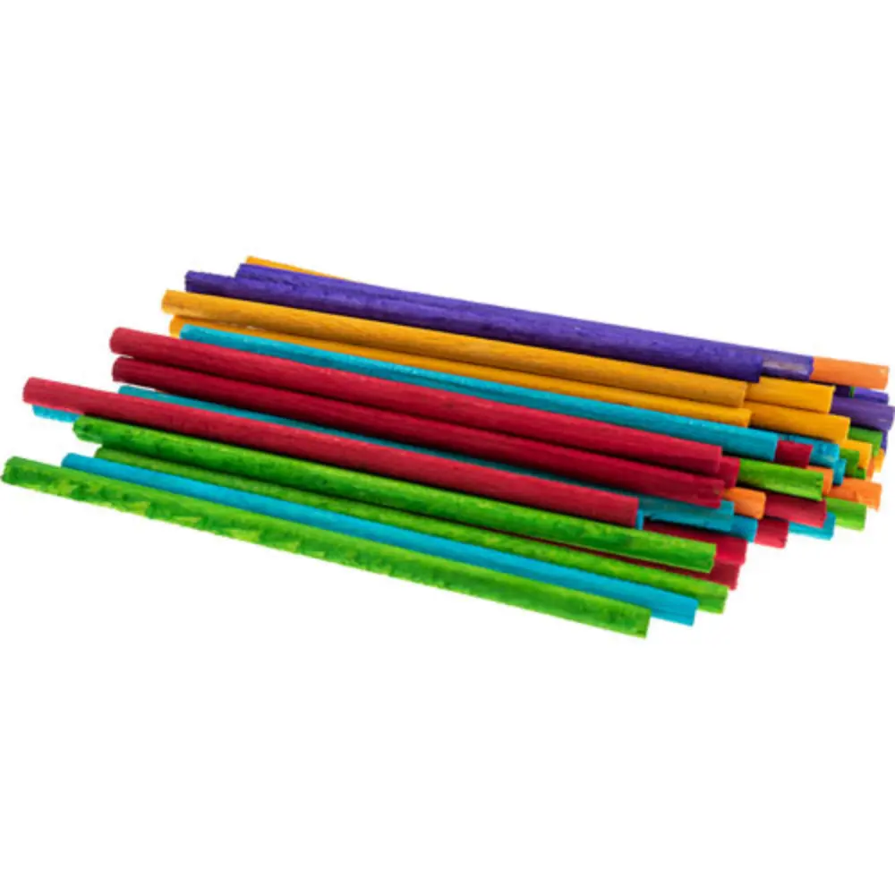 PALITO DE COLOR REDONDO DE 15 CMS. BOLSA C/90 PZAS.