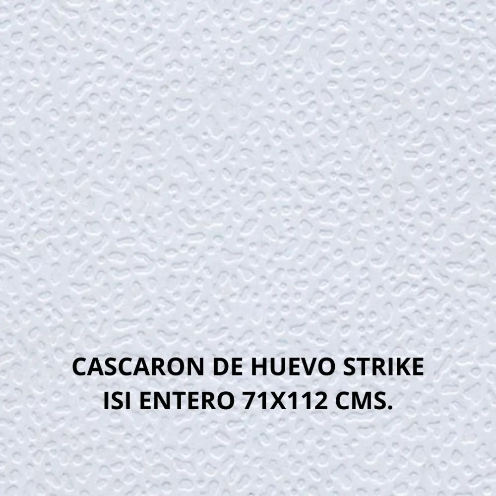 CASCARON DE HUEVO STRIKE ISI ENTERO 71X112 CMS.