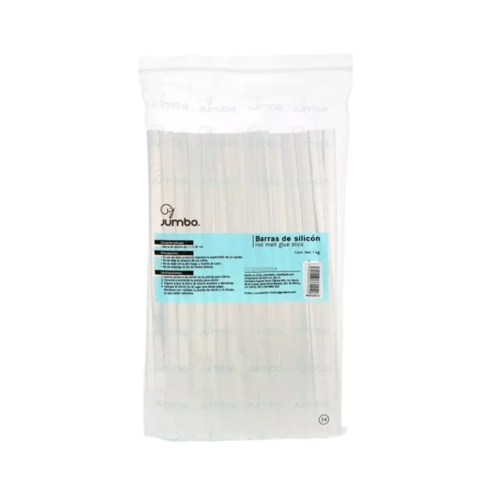SILICON GRUESO JUMBO BARRA LARGA PSIB4 BOLSA 1 KG.