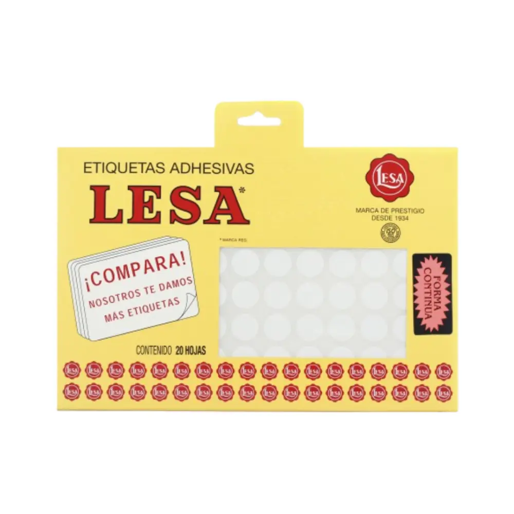ETIQUETAS LESA 11 BCA 1680 16 MM