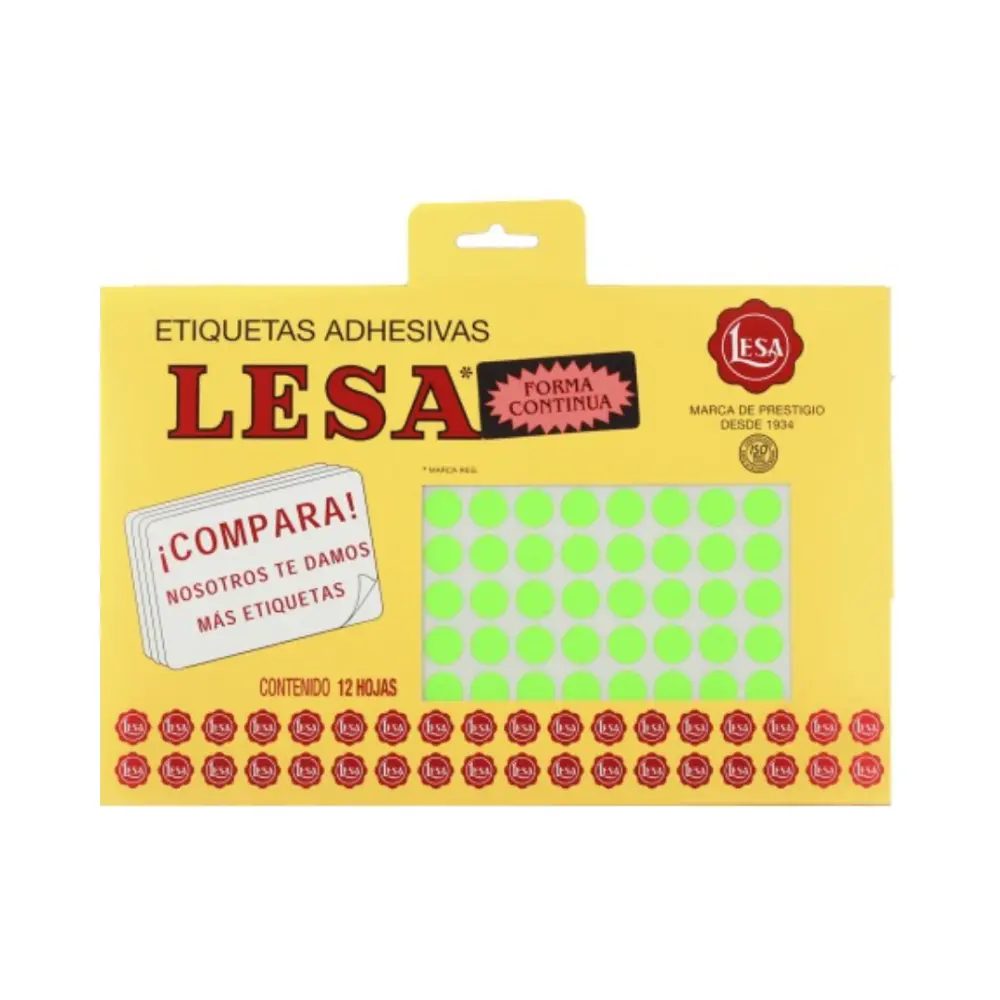 ETIQUETAS LESA 10 VDE 1760 11 MM