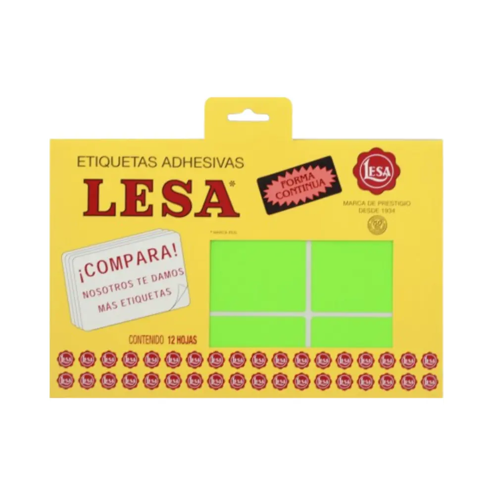 ETIQUETAS LESA 13 VDE 90 66X43 MM