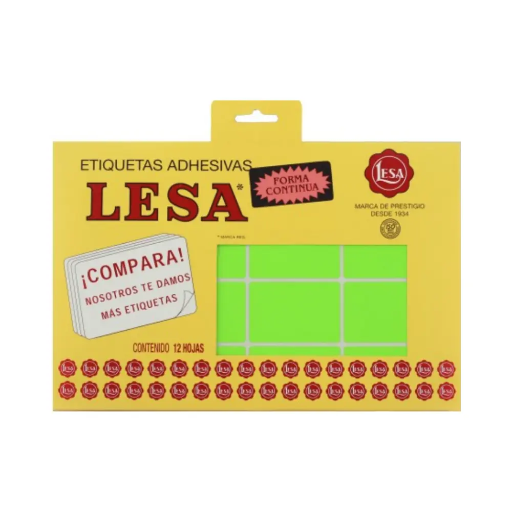 ETIQUETAS LESA 16 VDE 160 48X32 MM