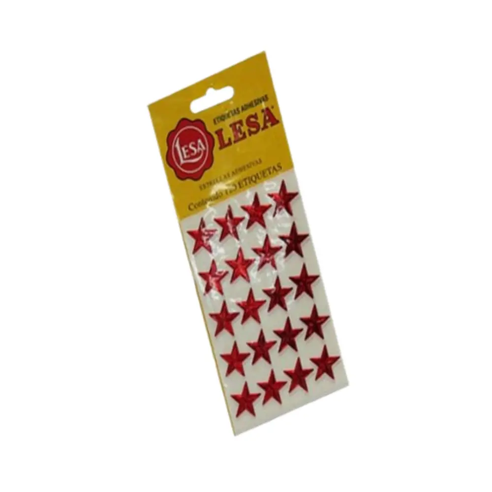 ESTRELLAS ADHESIVAS NO.16 ROJA BLIS