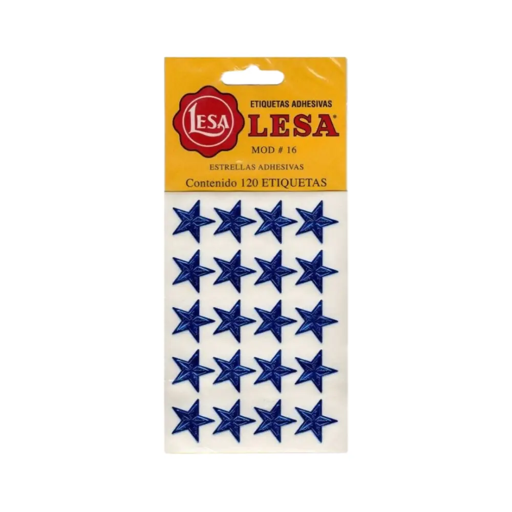 ESTRELLAS ADHESIVAS NO.16 AZUL BLIS