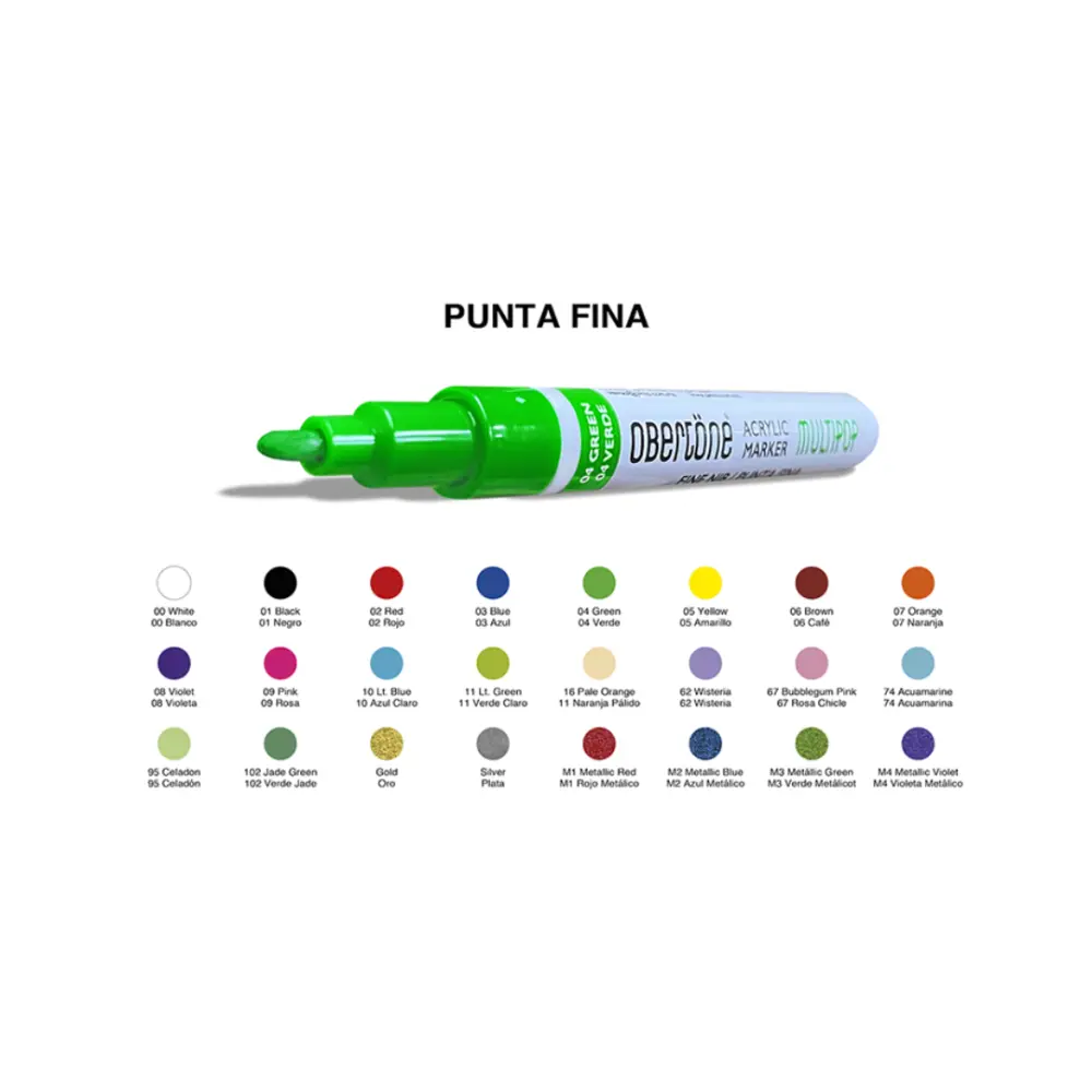 MARCADOR ACRILICO JUMBO 1 BLACK MULTIPOP