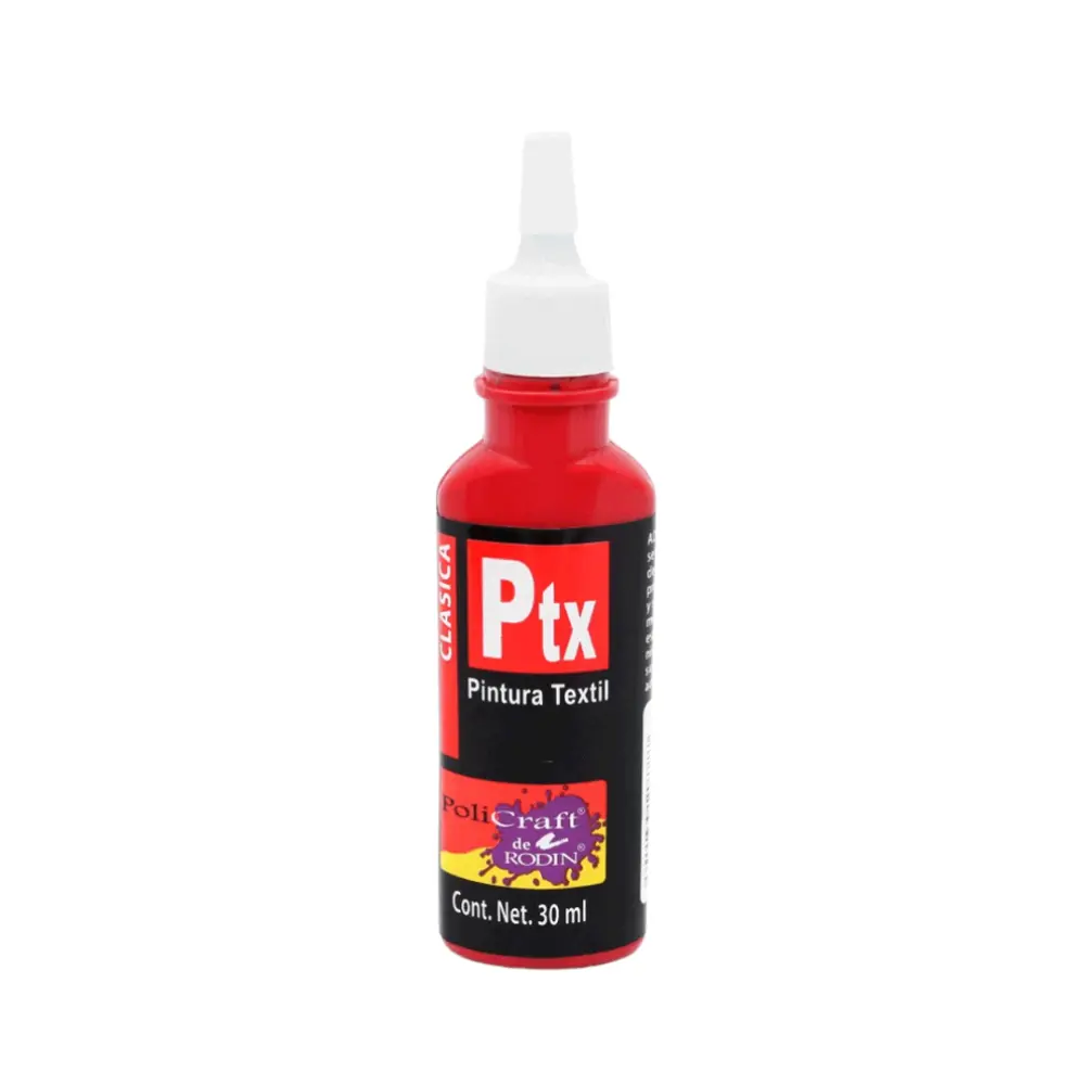PINTURA TEXTIL CL #608 30ML. ROJO