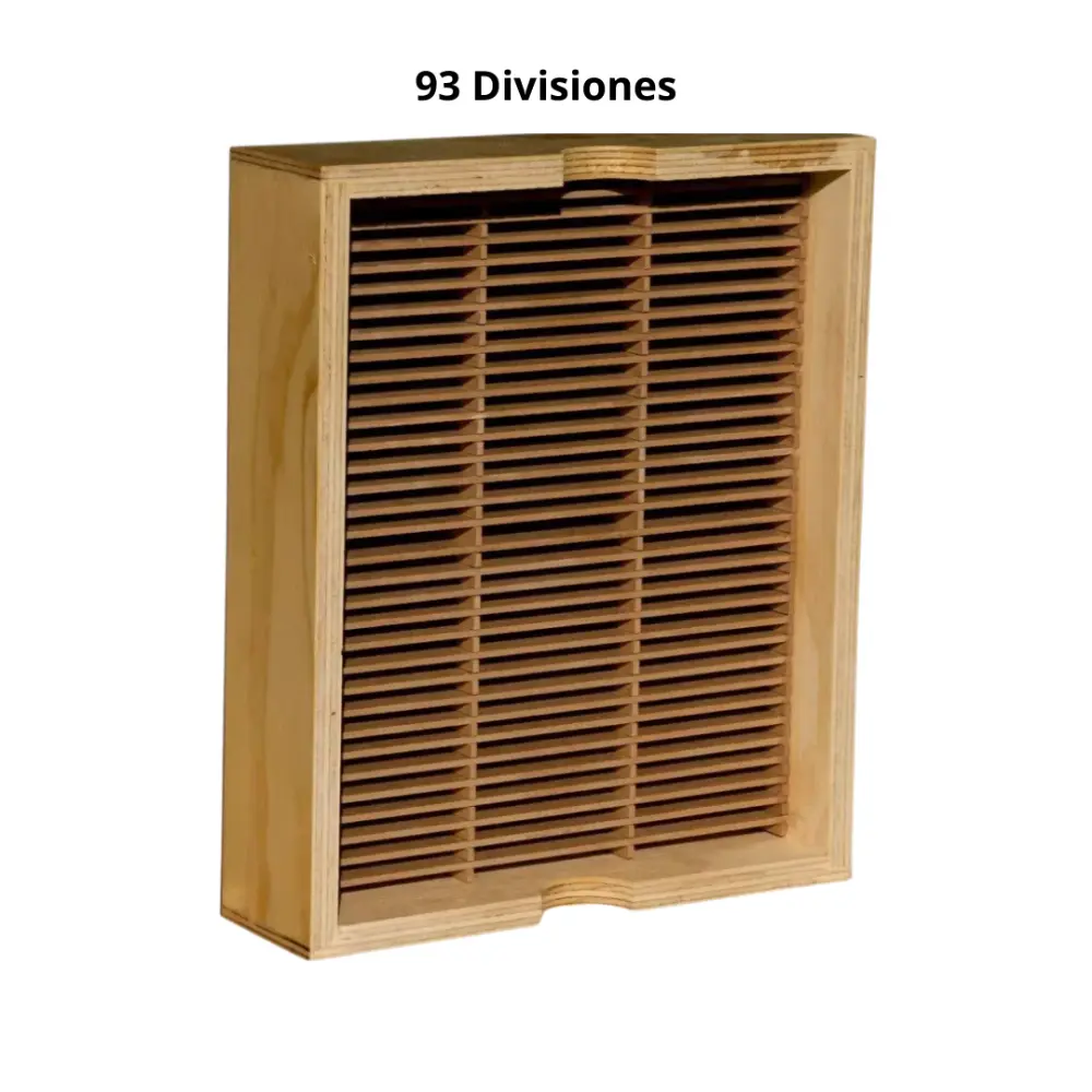 CHAROLA PARA BIOGRAFIAS CON 93 DIVISIONES