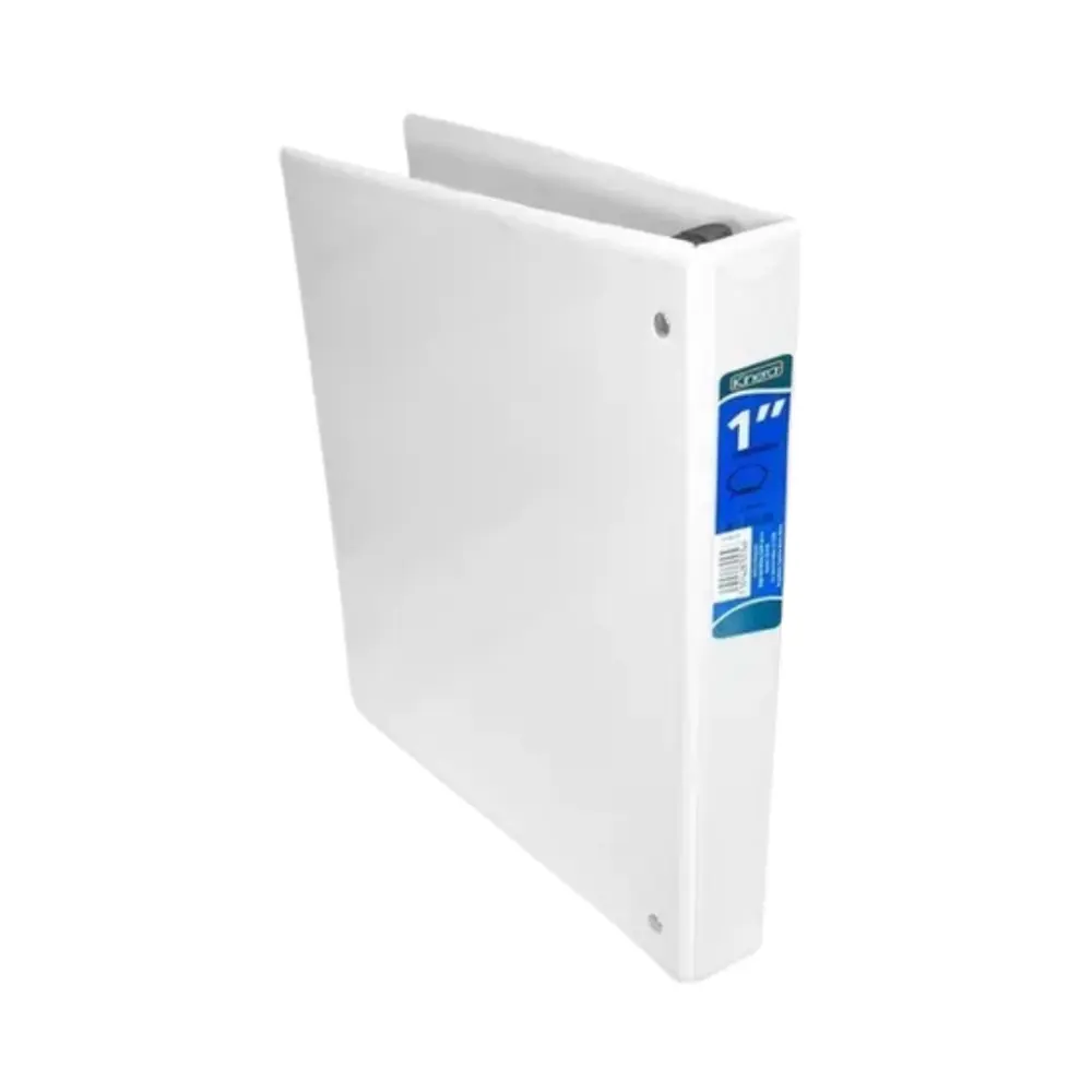 CARPETA KINERA C/VENTANA 1 PULG. T/OFICIO BLANCA
