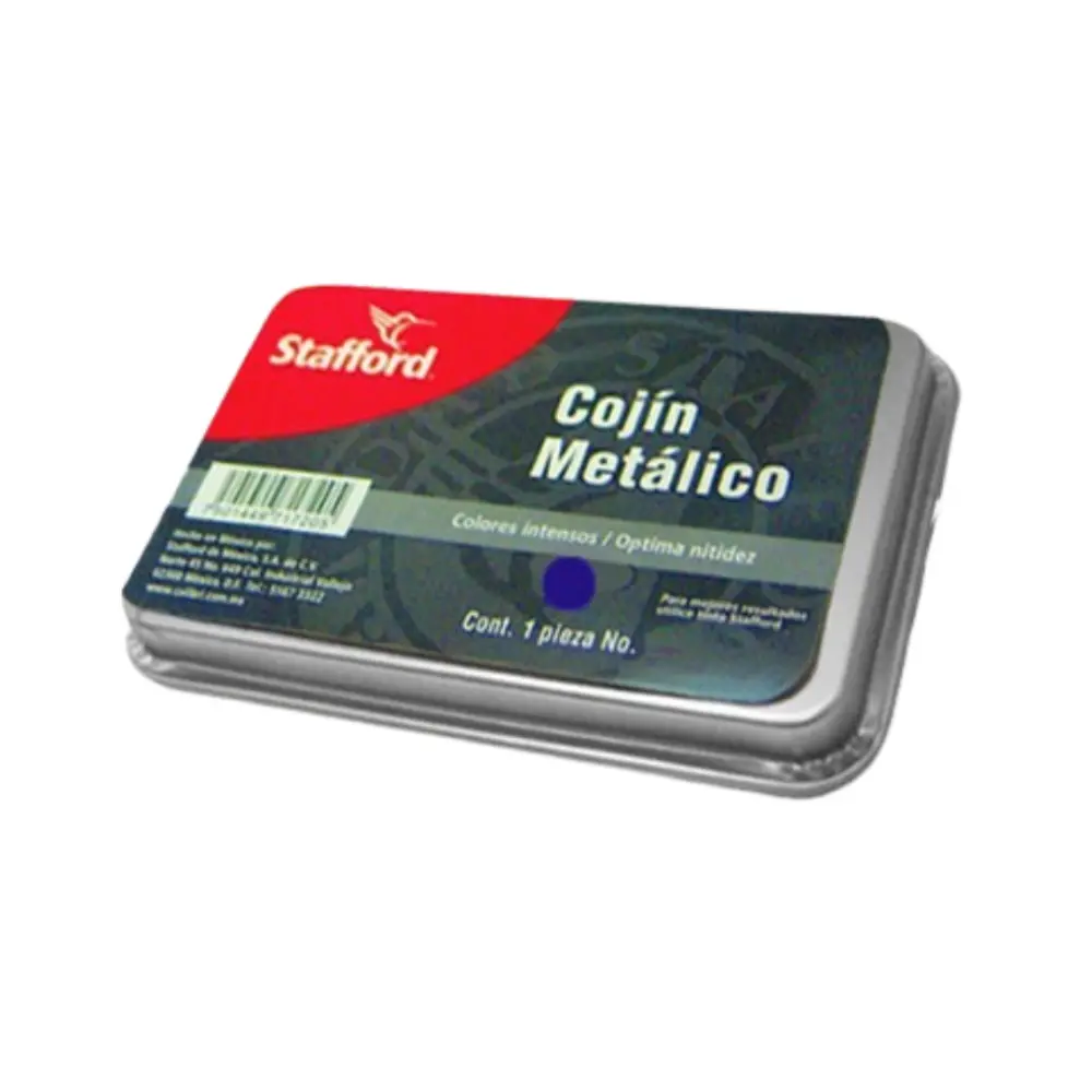 COJIN P/SELLOS METALICO STAFFORD NO.0 AZUL