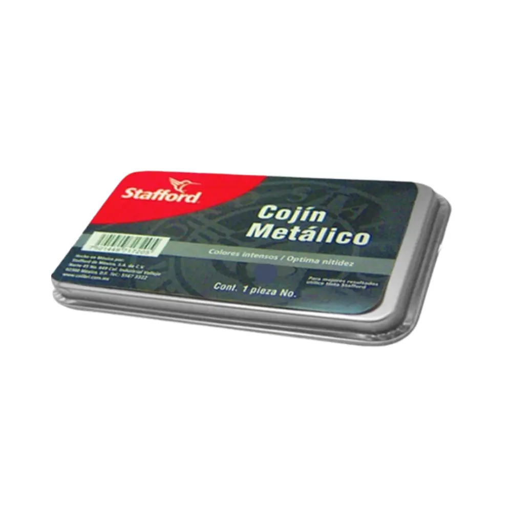 COJIN P/SELLOS METALICO STAFFORD NO.1 S/TINTA